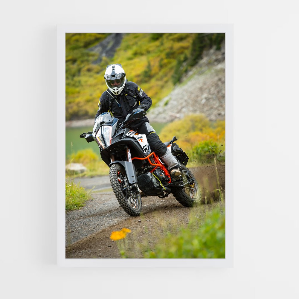 Poster super aventure incroyable – affiche KTM Moto (vue 3)